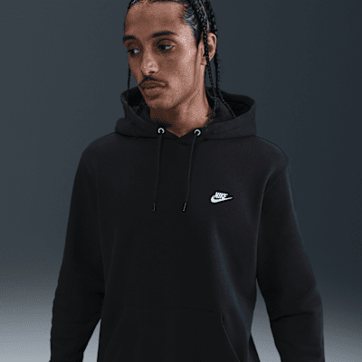 パーカー・フーディ Nike Club Winterized Pullover Hoodie M Midnight Navy White F Men's Nike Midnight Navy/White Sportswear Club Fleece